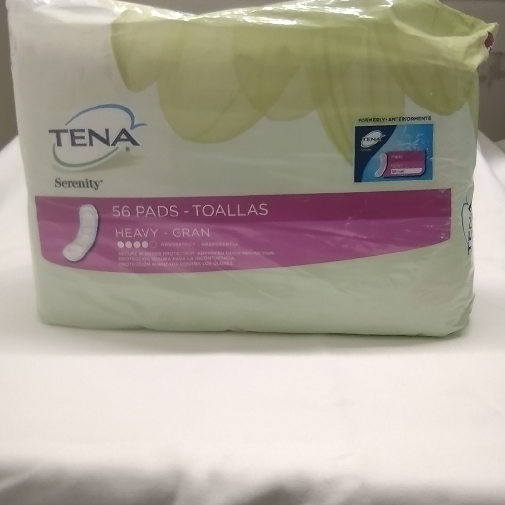 Brand New Tena Serenity 56 Pads